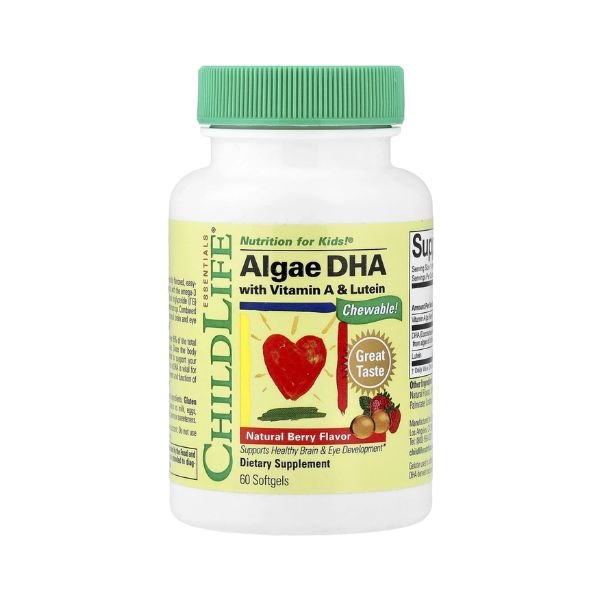 ChildLife Algae DHA with Vitamin A & Lutein 60 Softgels Price in Pakistan