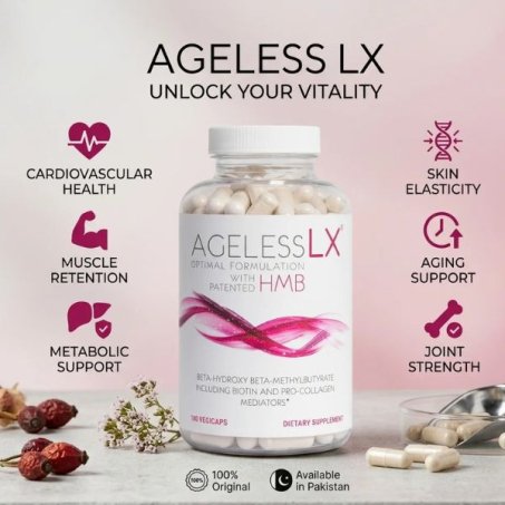 AgelessLX Optimal Anti-Aging Formula with HMB in Pakistan