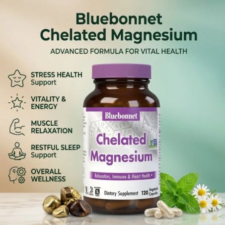 Bluebonnet Chelated Magnesium 120 Capsules In Pakistan