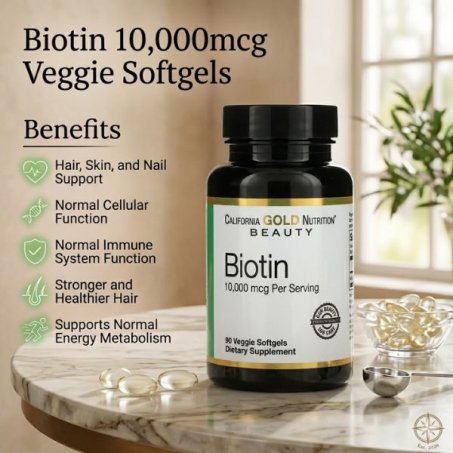 California Gold Biotin 10,000mcg 90 Softgels Price in Pakistan