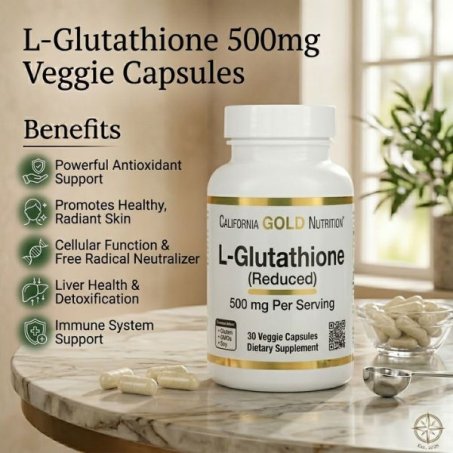 California Gold Glutathione 500mg 30 Capsules In Pakistan