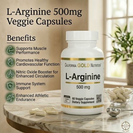California Gold L-arginine 500mg 60 Capsules In Pakistan