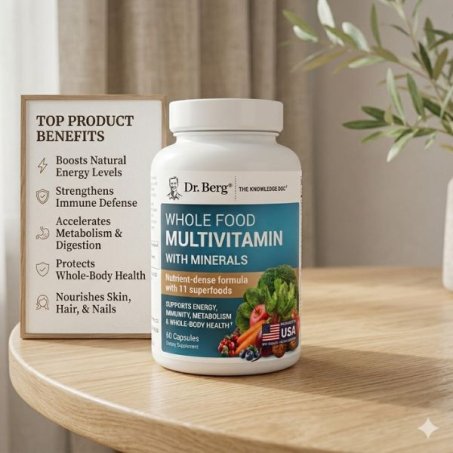 Dr. Berg Whole Food Multivitamin with Minerals 60 Capsules Price in Pakistan