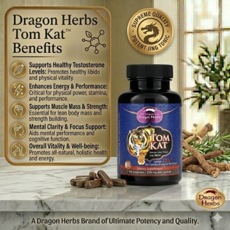 Dragon Herbs Tom Kat 100 Capsules Price in Pakistan