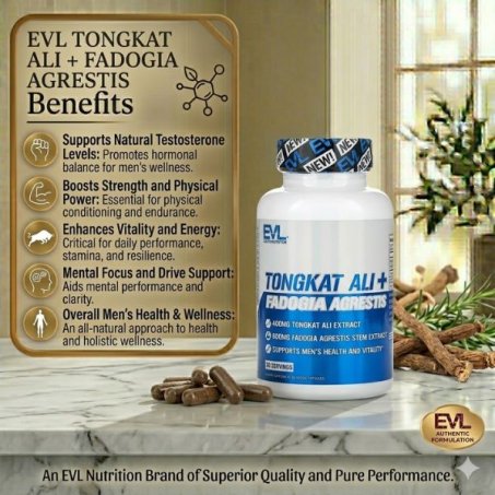 Evlution Tongkat Ali + Fadogia 60 Capsules Price in Pakistan