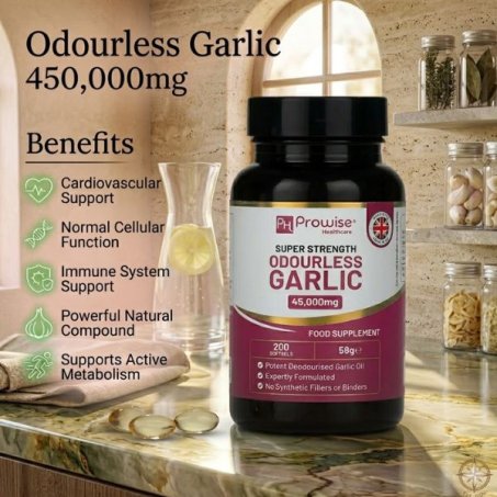 Garlic Capsules 45000mg 200 Softgel Capsules In Pakistan